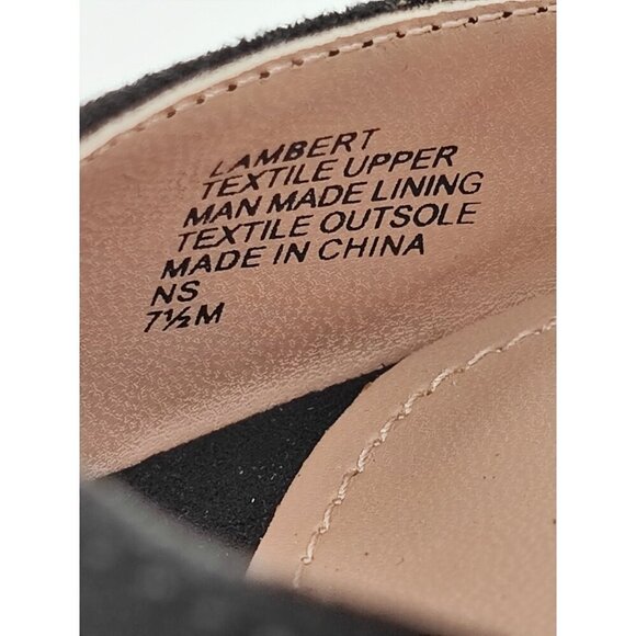 Charles David Women's Lambert Black Wedge Heel Sandals Size 7.5M US - Picture 9 of 10